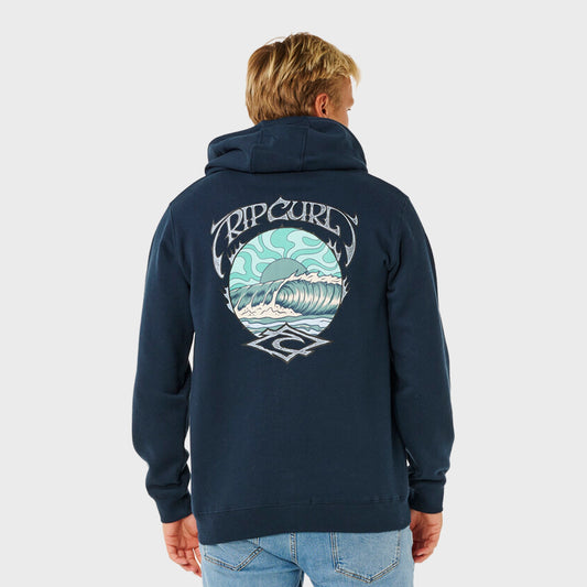 Campera Rip Curl Zip Hood Hazey hombre azul urbano