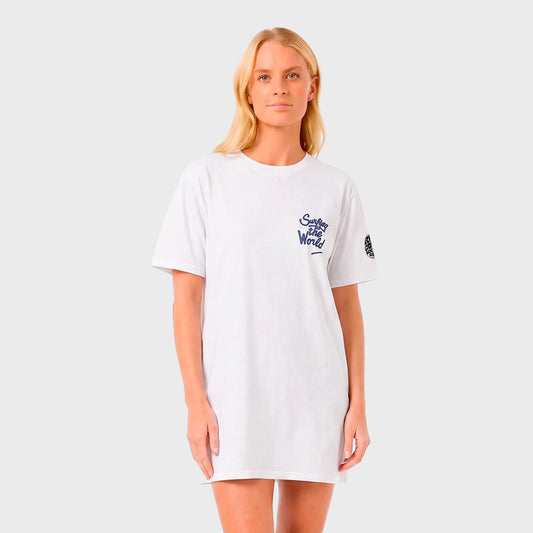 Vestido Rip Curl New Print Mujer Blanco