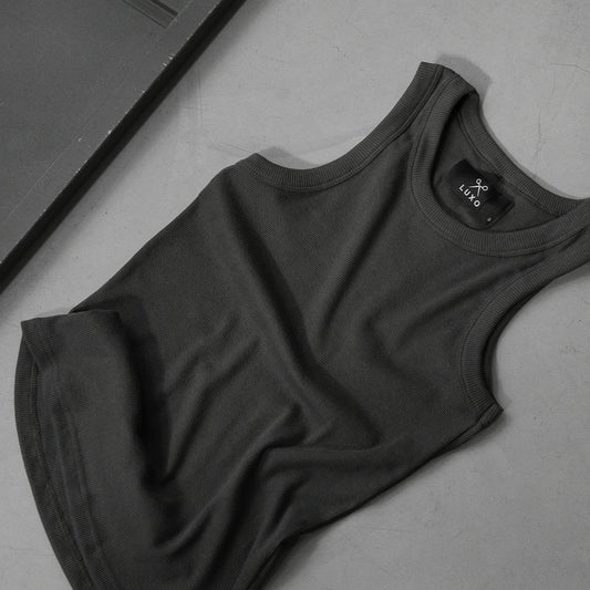 Musculosa Luxo easy gris carbon unisex