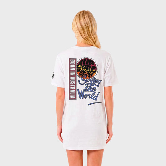 Vestido Rip Curl New Print Mujer Blanco