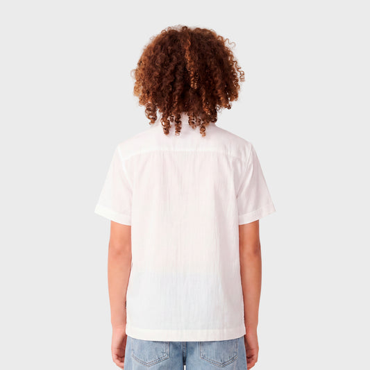Camisa Rip Curl lino Gasa Blanco para niño