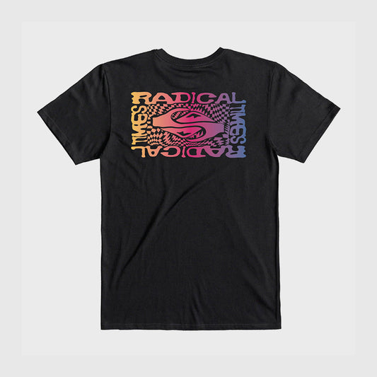 REMERA QUIKSILVER RADICAL FLAG (NEG) BOYS