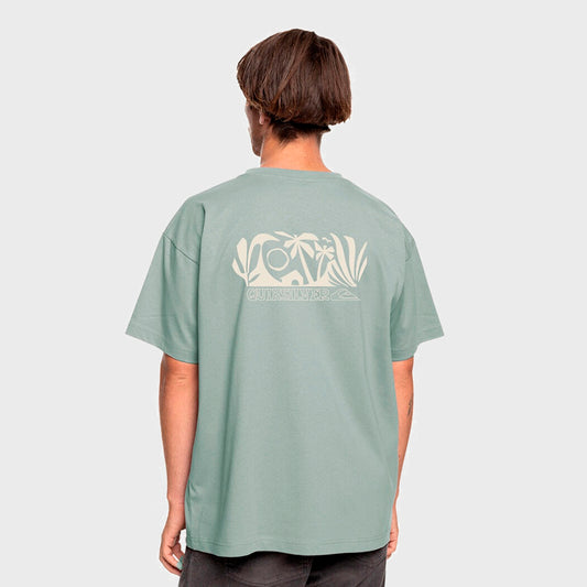 REMERA QUIKSILVER NULATO MINERAL GREEN - Cross the line
