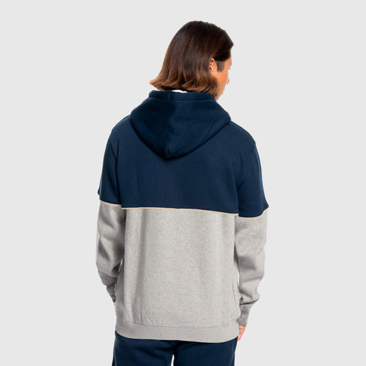 Buzo Quiksilver Sunchiser Azul Hombre Algodón Estilo Surf Urbano Casual