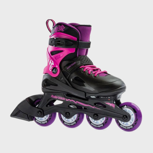 Rollers Rollerblade Fury G Negro Rosa Extensible