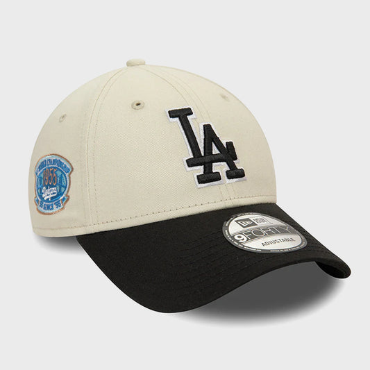 GORRA NEW ERA LOS ANGELES DODGERS WORLD SERIES NEGRO