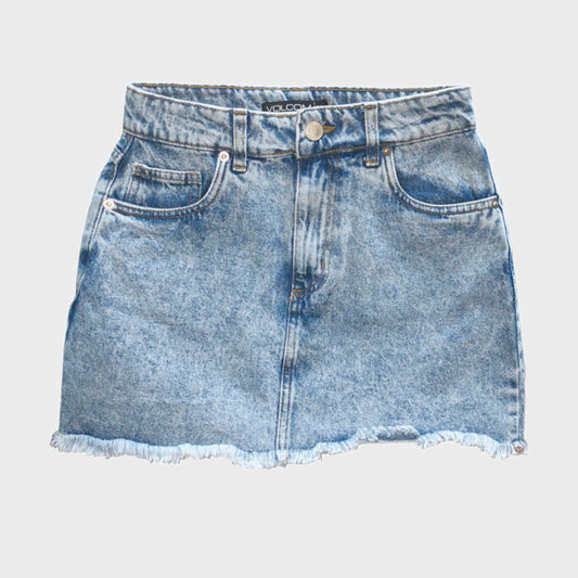 POLLERA VOLCOM DENIM OLIVIA BLUE