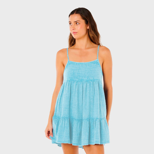 Vestido Rip Curl Classic Surf celeste mujer