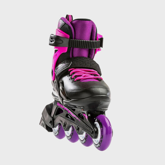 Rollers Rollerblade Fury G Negro Rosa Extensible