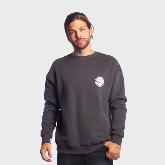 BUZO RIP CURL CREW WETTIE BLACK