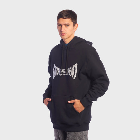 Buzo Independent Skull Logo Negro Unisex