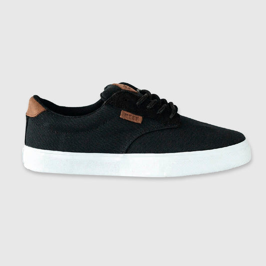 ZAPATILLAS REEF MISSION TX VULC JR BLACK/WHITE