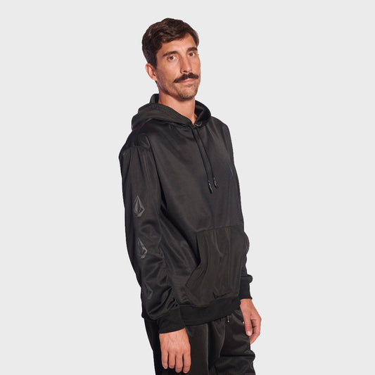 Buzo Volcom Hoodie Iconic Tech Hombre Canguro Algodón Estilo Urbano Deportivo