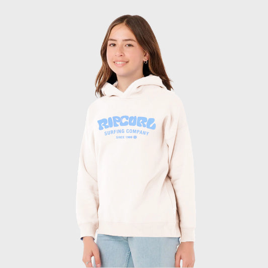 BUZO RIP CURL SURF PUFF WHITE KIDS N1