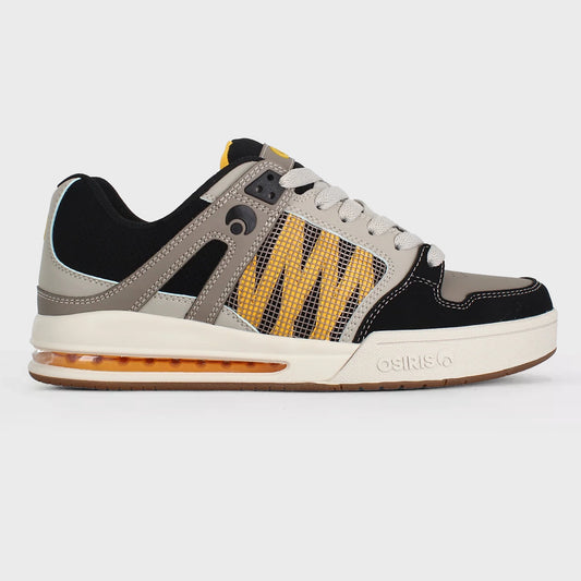 ZAPATILLAS OSIRIS PIXEL BLACK YELLOW GREY
