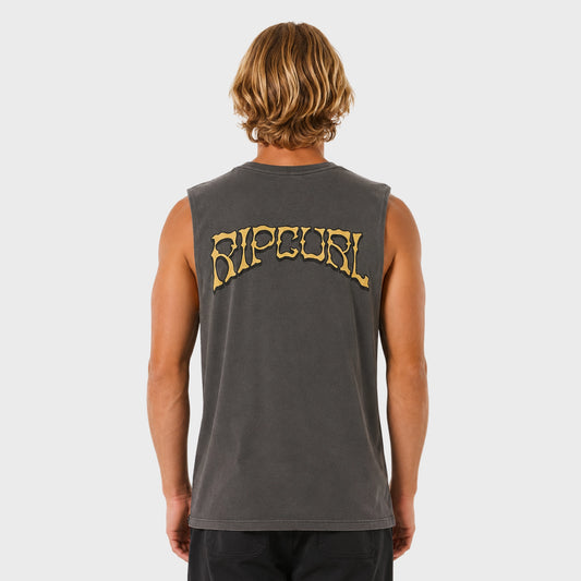Remera Sin Mangas Rip Curl Loose Print Gris