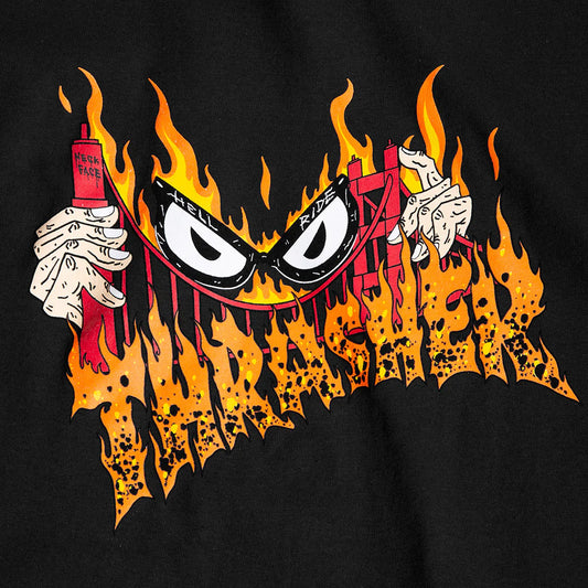Remera Thrasher Sucka Free Negro Unisex Urbano