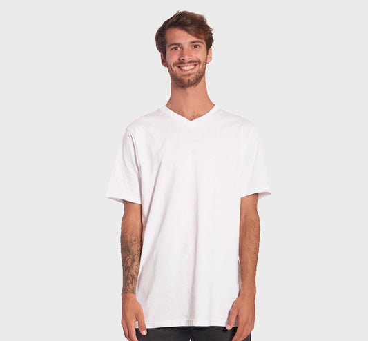 REMERA RIP CURL REGULAR CUELLO V WHITE
