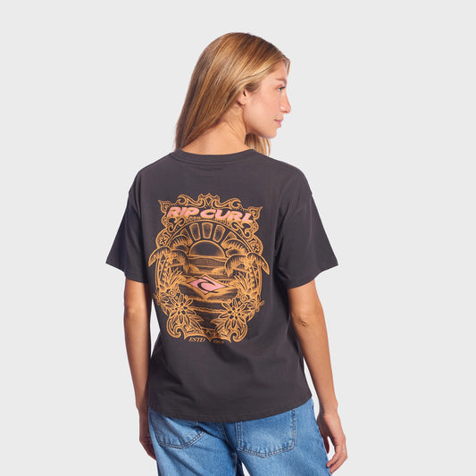 REMERA RIP CURL VACATION BLACK