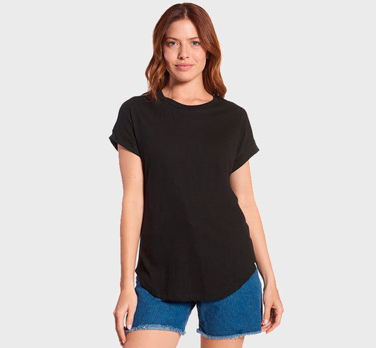 REMERA RIP CURL PLAIN BLACK I2