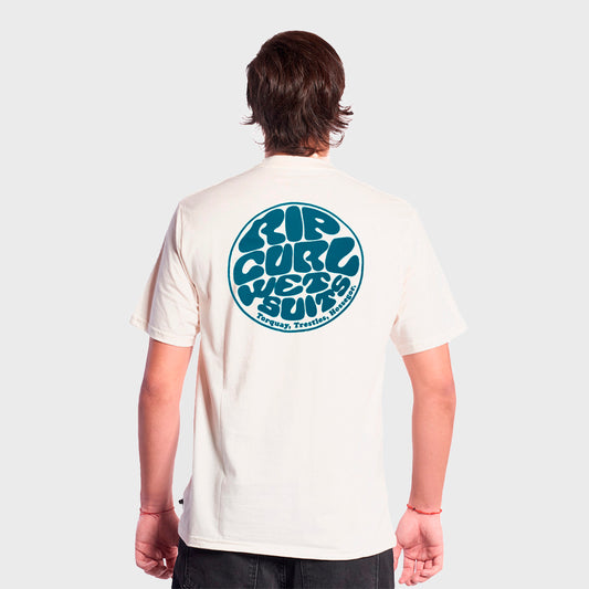 REMERA RIP CURL ICONS OF SURF WHITE - Cross the line