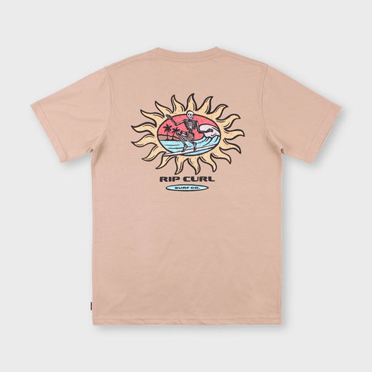 REMERA RIP CURL RLX PRINT BEIGE OK