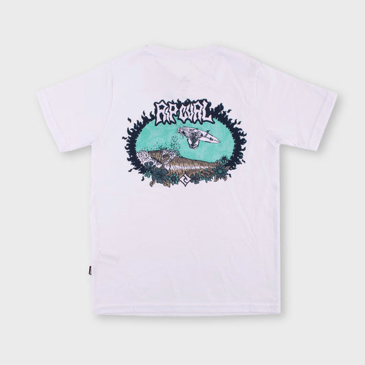 REMERA RIP CURL RLX PRINT WHITE OH