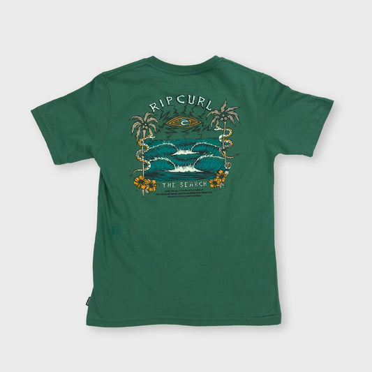 REMERA RIP CURL RLX PRINT GREEN OJ