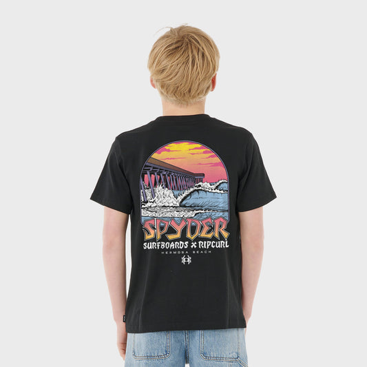 REMERA RIP CURL RLX PRINT BLACK OB
