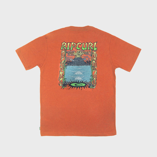 REMERA RIP CURL ERUPTION ORANGE