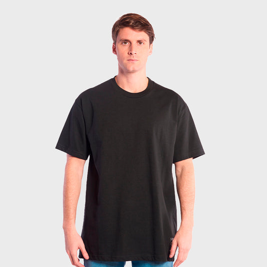 REMERA VOLCOM RELAX OVER PLAIN BLACK - Cross the line
