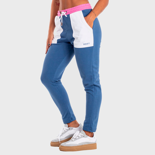 Jogging Roxy Keep On Moving Azul Blanco Mujer