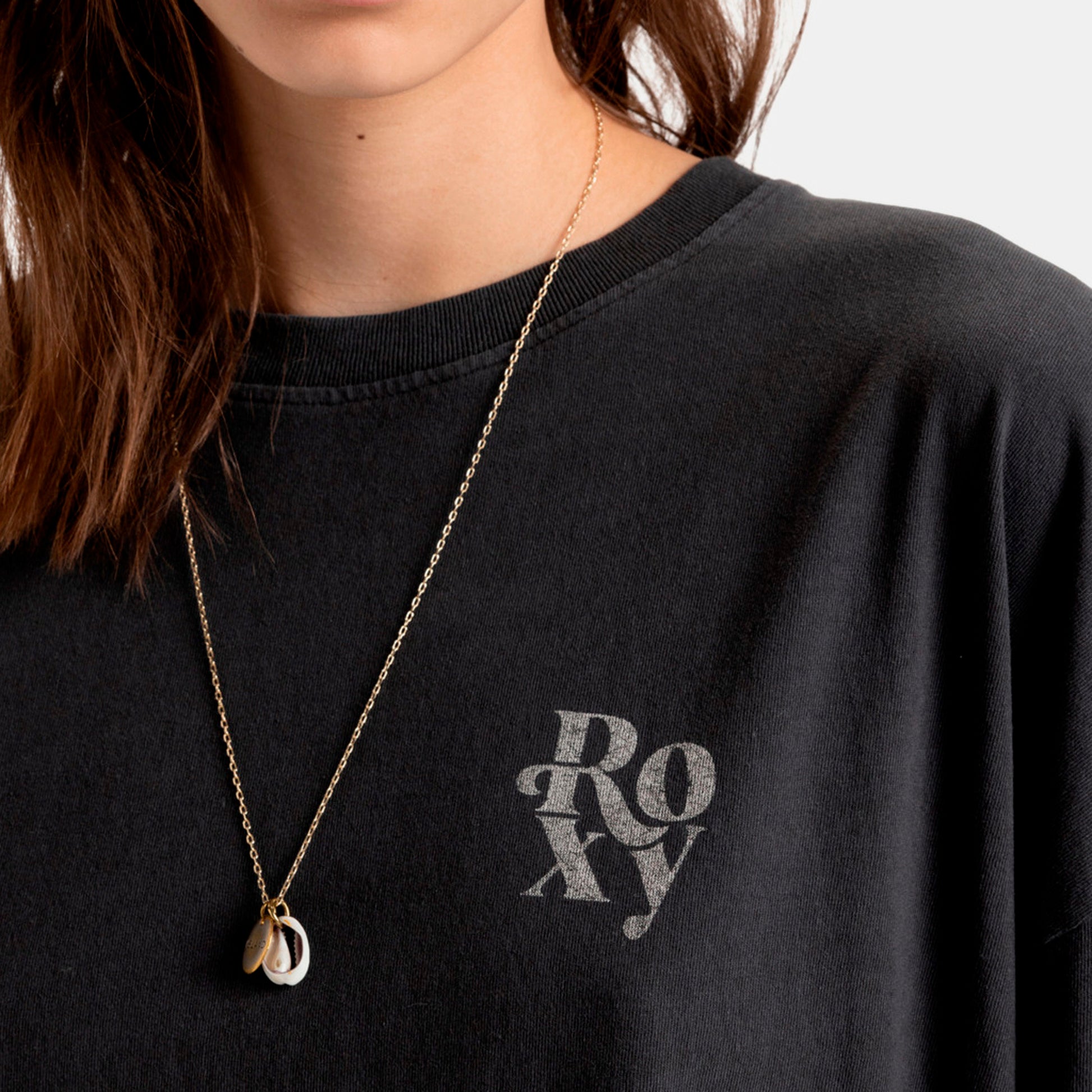 CAMISETA ROXY LOVE SUNSET SURF A BLACK - Cross the line