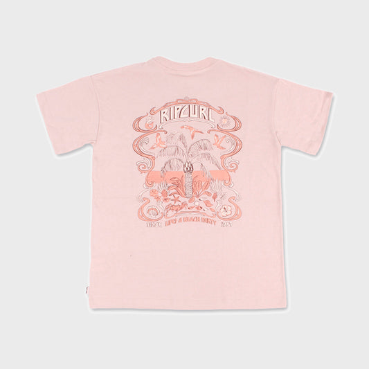 REMERA RIP CURL BEACH PARTY WHITE