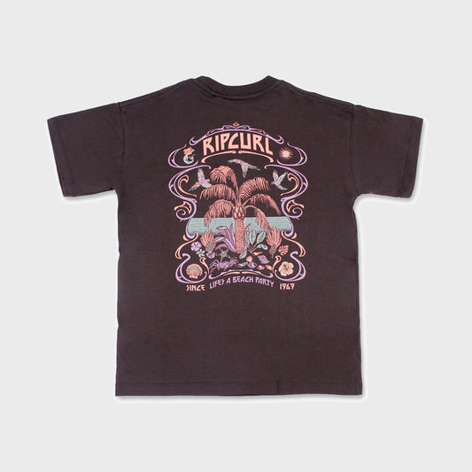 REMERA RIP CURL BEACH PARTY BLACK