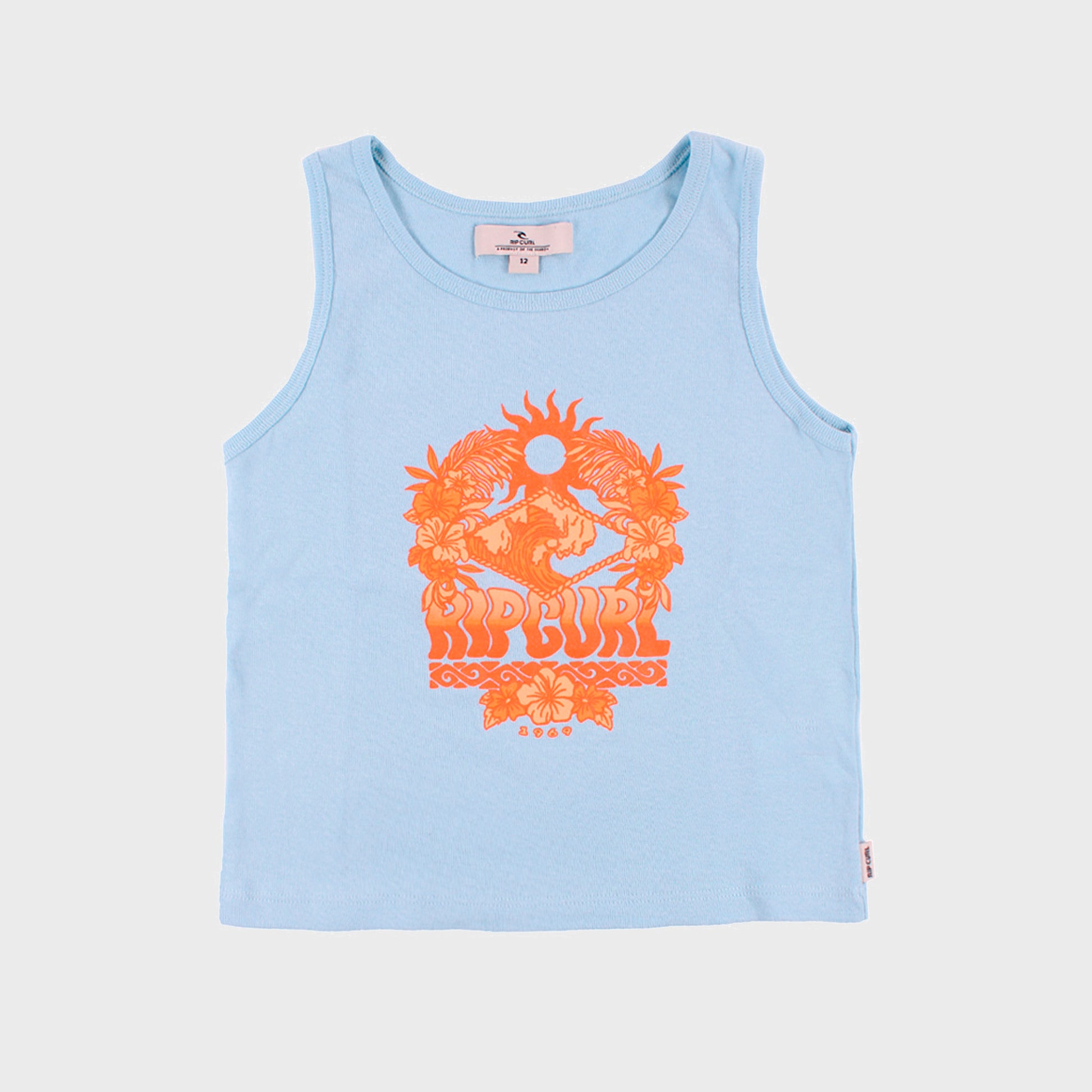 MUSCULOSA RIP CURL SUN RIBB LIGHT BLUE - Cross the line