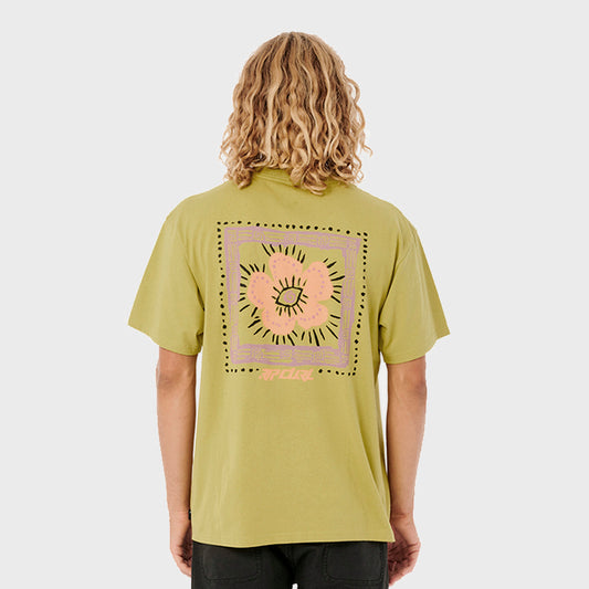 REMERA RIP CURL REGULAR HIBISCUS YELLOW IY 3380