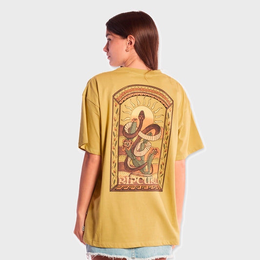 REMERA RIP CURL OVER LUZ SOLAR YELLOW