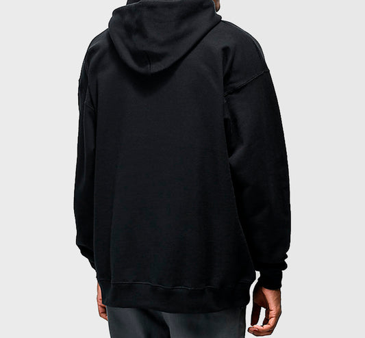 Buzo Thrasher Flame Negro Unisex Cuello Redondo