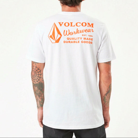 REMERA VOLCOM RELAX WORK WHITE