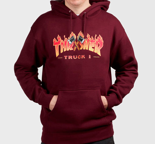 BUZO THRASHER HOODIE MEN ALLEY CAT BORDO