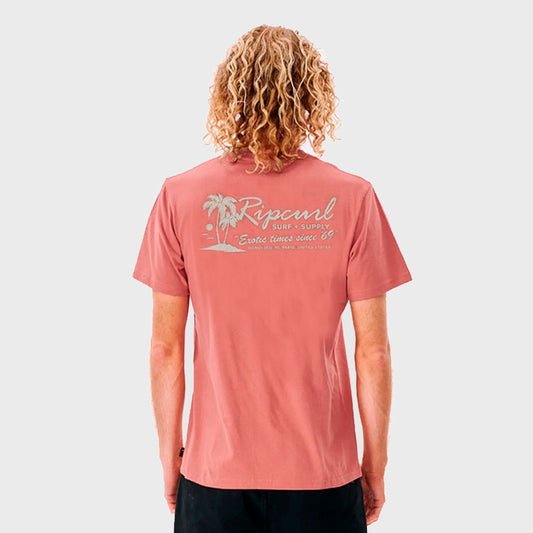 REMERA RIP CURL REGULAR MOOD TROPICS BRICK 3539 IJ
