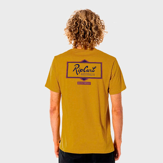 REMERA RIP CURL REGULAR CRECENT YELLOW IO 3539