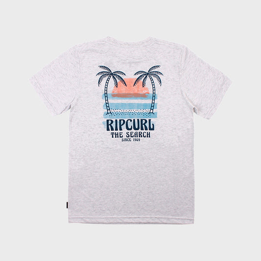 REMERA RIP CURL VACAY GREY IC KIDS 3738