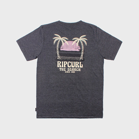 REMERA RIP CURL VACAY DARK GREY ID KIDS 3738