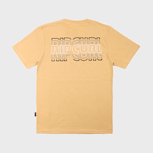 REMERA RIP CURL SURF REVIVAL YELLOW IM KIDS 3738