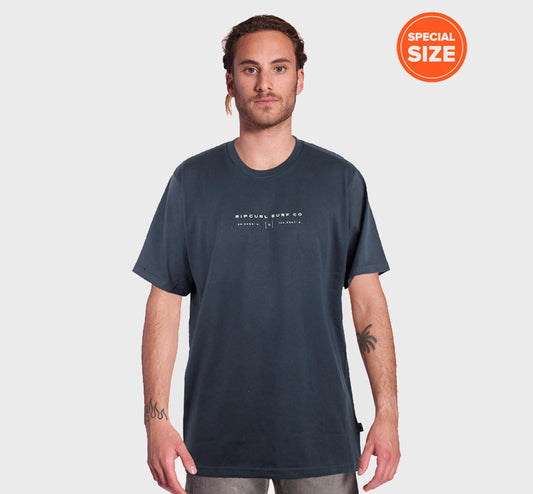REMERA RIP CURL RELAX NEW CLASSIC SPECIAL SIZE NAVY JA