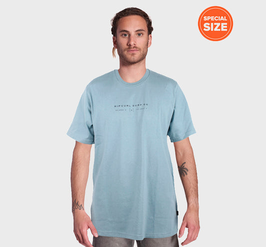 REMERA RIP CURL RELAX NEW CLASSIC SPECIAL SIZE GREEN JB