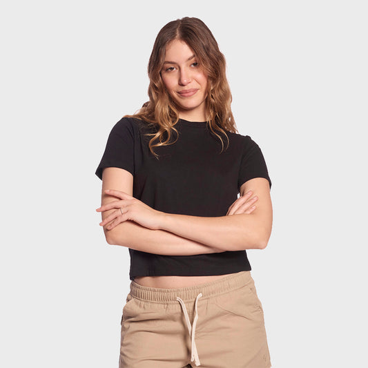 REMERA VOLCOM SOLID BLACK K2