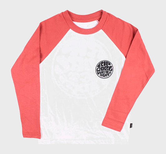 CAMISETA RIP CURL RANGLAN WETTIE RED J1